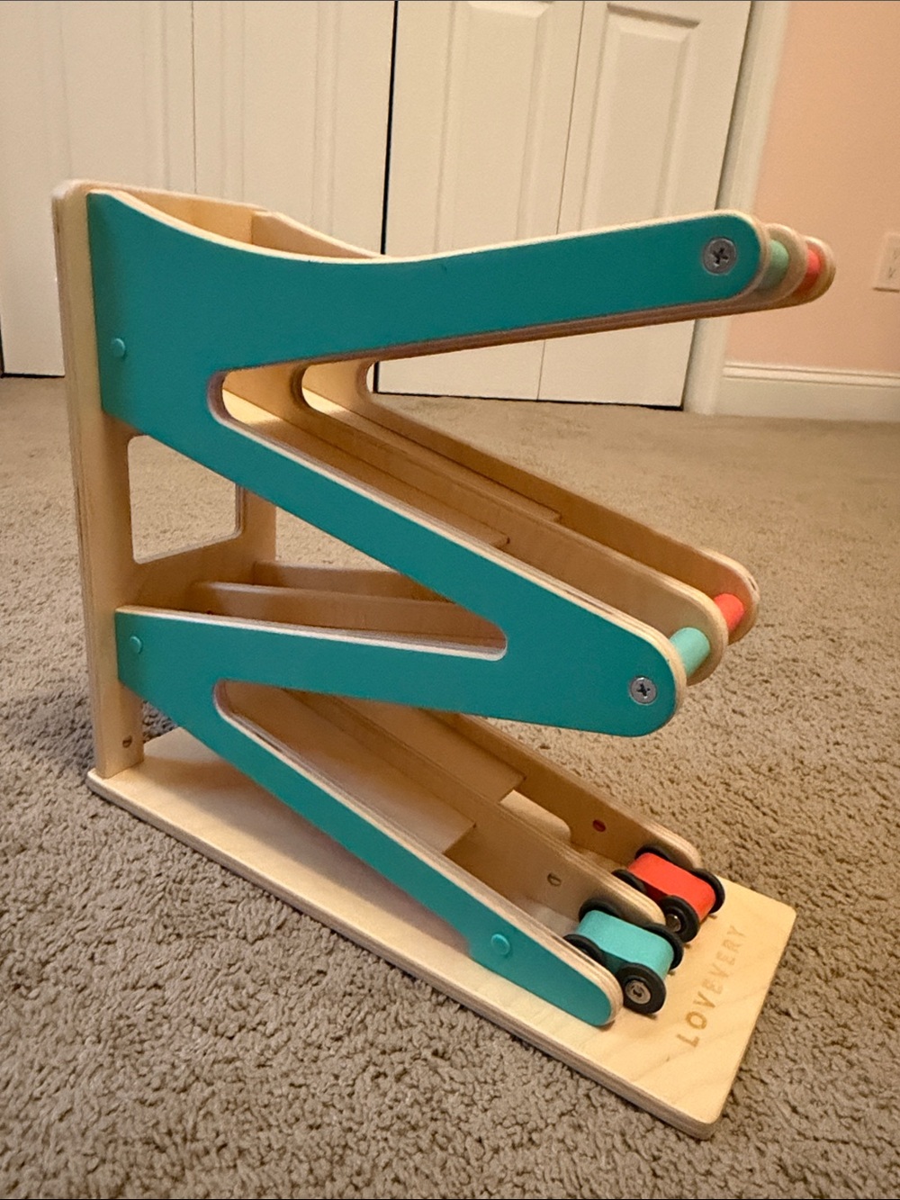 Lovevery Wooden Race & Chase Ramp